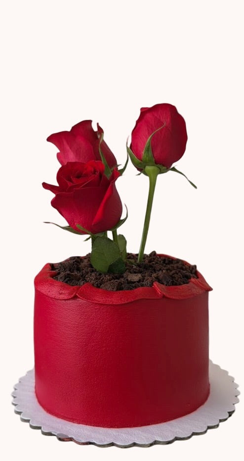 NEW! Garden Rose Cake